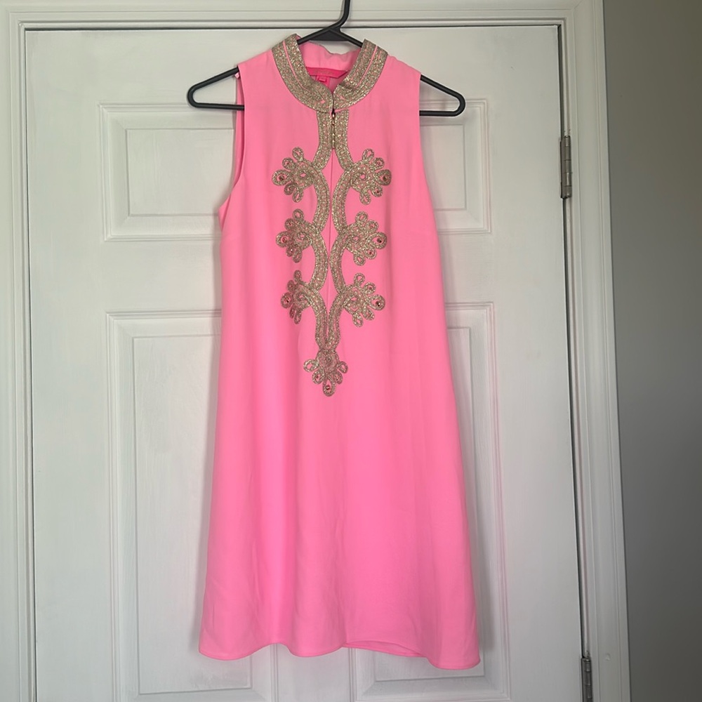 Lilly Pulitzer Jane Shift Dress Pelican Pink